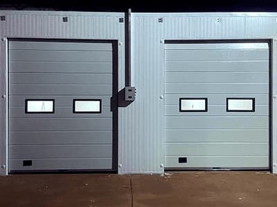 Transforme sua doca com a porta seccional Tecnodock!